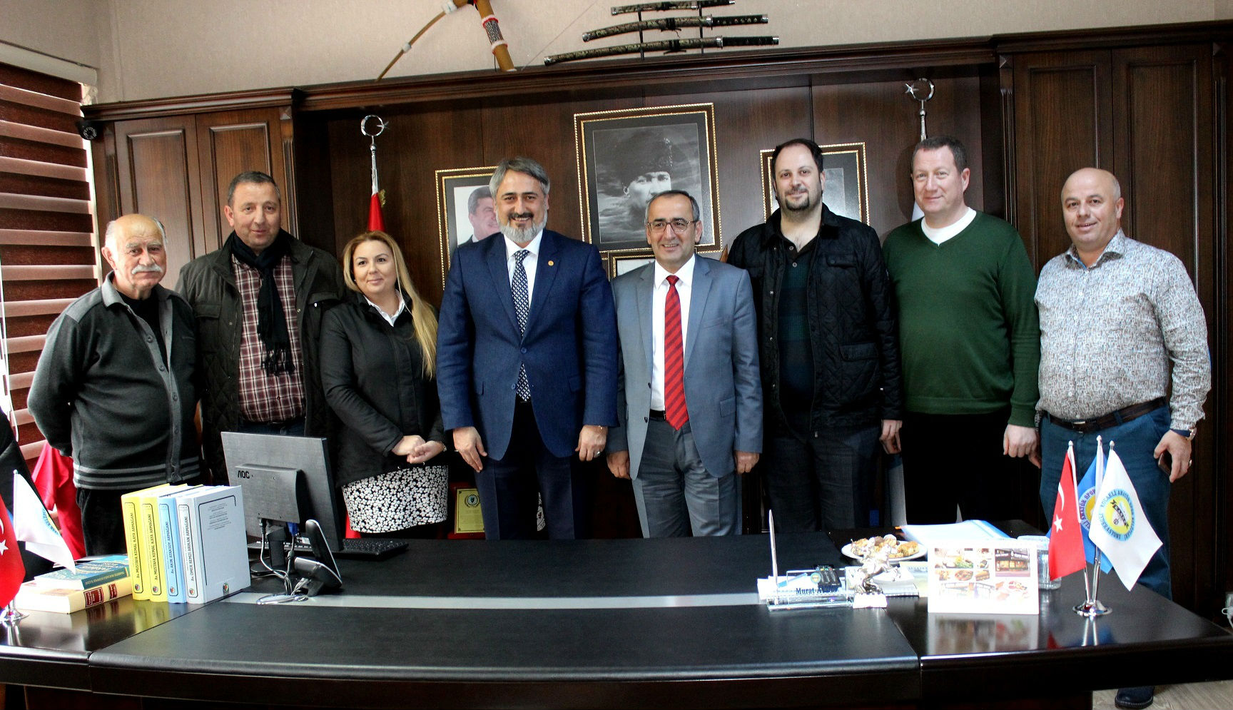 CHP Millet Vekili Haydar Akar Murat Aydını ziyaret etti.JPG